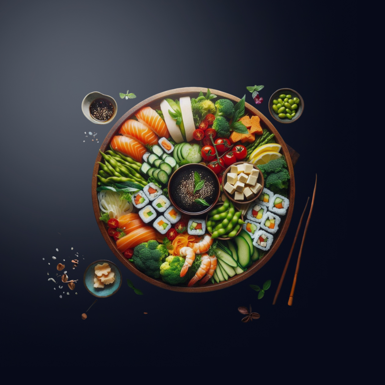 Zen Garden Platter